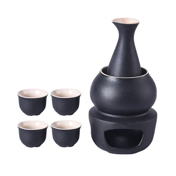 Ceramice 6 Ceașcă De Vin Set Oale Ceramice De Epocă Dragul Cald Ulcior Ochelari De Uz Casnic Spiritele Vin De Orez Vodca Copas De Vin Cutie De Cadou