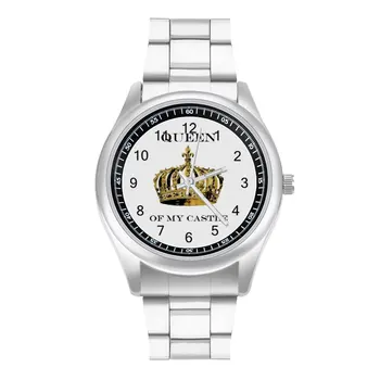 Coroana Cuarț Ceas Hit De Vânzări Vintage Ceas De Mână Din Oțel Doamna Design Sport Ceas De Mână