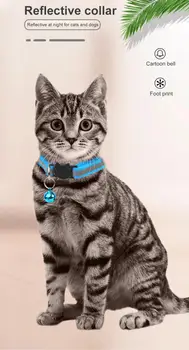 Cu Clopot Reglabil Cataramă Guler Consumabile pentru animale de Companie Pisica Reglabil pentru Catelus Pui Colier Mic de Pisica Animal de casă Supplies Accesorii