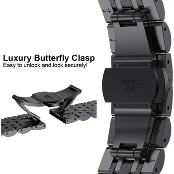 Curea Pentru Samsung Galaxy Watch active 2 44mm 40mm 20mm 22mm Ceas bandă de Oțel Inoxidabil Galaxy Watch 46mm active2 Bratara set