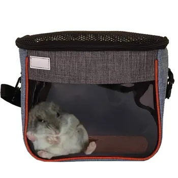 Cusca Accesorii Cilindru Design Practic Casa De Călătorie Portabil Veveriță Vizibile Plasă Curea De Umăr Hamster Sac De Transport