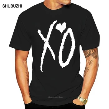 Cutee The Weeknd XO tricou Barbati Scrisoarea Inima Imprimate T-Shirt Hip Hop Baiat cu Maneci Scurte t-shirt top Tee Haine