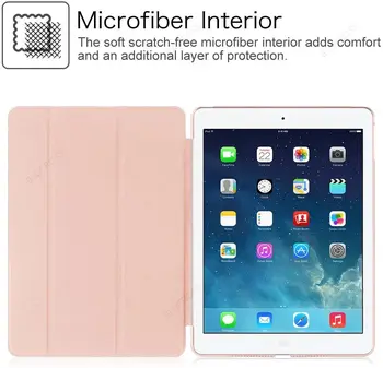 De caz Pentru iPad Mini 1 2 3 4 5 7.9 inch Simplu, Ultra Subtire husa de Piele pentru iPad Mini 4 Funda magnetic Inteligent Acoperă cu Stylus