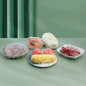 De unică folosință Proaspete-păstrarea Sac de Mâncare Acoperă Fructe Sac de Depozitare Ambalare Pungi de Plastic de Bucatarie Proaspete Păstrarea Alimentelor Saver Sac