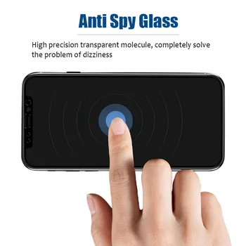 De înaltă Anti-Peeping Spy Ecran Protector pentru Samsung A70 A50 A40 A20 A30 A10 Privat Film de Sticlă Pentru Galaxy S20 FE 5G S10 Lite Film