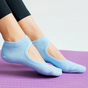 De înaltă Calitate Pilates Șosete Anti-Alunecare Respirabil cu Spatele gol Femei Yoga Șosete Glezna Doamnelor Dans Balet Șosete Sport pentru Sala de Fitness