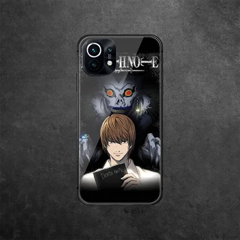 Death Note Anime Sticlă Călită Telefon Caz Acoperire Pentru Xiaomi Mi Poco Un F X 2 3 8 9 10 11 T Pro Lite Ultra Max Nfc Tendință De Moda