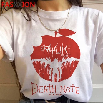 Death Note top teuri de sex masculin grunge estetice harajuku kawaii imprimare haine ulzzang