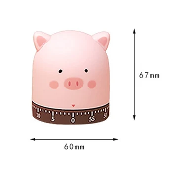 Desene Animate De Porc/Pisici/Vulpi Bucătărie De Gătit Timer Countdown Mecanice Ceas Cu Alarmă Memento-Uri De Timp De Gătit Unelte Consumabile