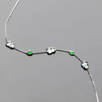 Design Original naturale de calcedonie tărtăcuță bratara Chineză retro de lux lumina farmec deosebit pentru femei brand de bijuterii de argint