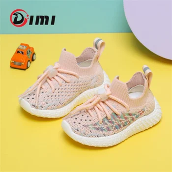 DIMI 2021 de Toamna pentru Copii Respirabil Tricotat Moale Confortabil Pantofi de Copil de Moda Non-Alunecare de 0-3 Ani Copil Adidasi pentru Baiat Fata