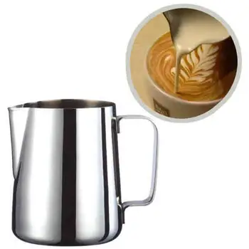 Din Oțel Inoxidabil De Spumare Cafea Ulcior Trage De Flori Ceașcă De Lapte Cappuccino Oală Cești De Espresso Latte Art Spumant De Lapte Spumare Ulcior