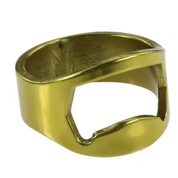 Din Oțel inoxidabil Inel în Formă de Deschizator de Bere Inel Deschizator de Sticle Bara Bere Instrument cu Diametrul de 22mm