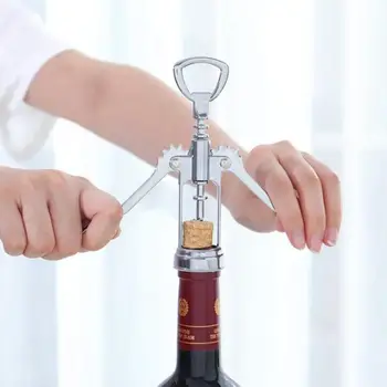 Din Oțel Inoxidabil Sticlă De Vin Roșu Deschizator De Metal, Deschizător De Sticle De Vin Roșu Tirbușoane Pentru Baruri Bucătărie Gadget Deschizator De Accesorii De Vin