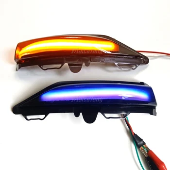 Dinamic Semnalizarea LED-uri Laterale Aripa Curge Lumina de Semnalizare Partea de Lampa Săgeată Pentru Ford Fiesta ST Linie MK8 2018 2019 PUMA 2020
