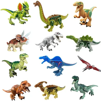 Dinozaur Jurassic Park Lume Indominus Rex Blocuri Dinozauri Tyrannosaurus Rex Modele Bloc Jucarii Copii Creator Animale