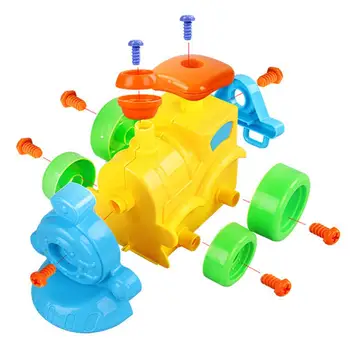 DIY de Asamblare Piulite Elefant Model de Masina Set Jucărie de Învățământ pentru Copii Cadouri