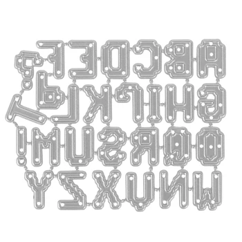 DiyArts alfabetul metal moare pentru scrapbooking număr cuțite mucegai ambarcațiuni șablon template-uri album foto lama pumn șabloane moare