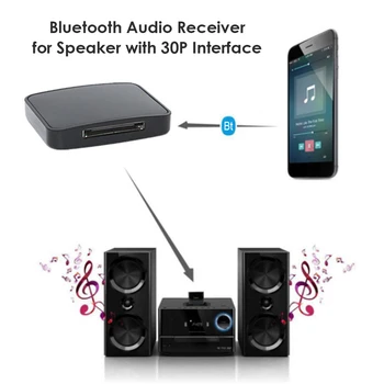 Dongle Adaptor Audio Bluetooth-compatibil BT4877 Portabil 30Pin 5.0 Muzică fără Fir Receptor pentru Calculator de uz Casnic Piese de Siguranță