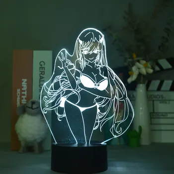DRAGA mea, în FRANXX Zero Doi 002 Fata Anime Figuras 3D Led Iluzie Lumini de Noapte Acasă Decor Camera Lampă Lumină 3d Cadou de Crăciun