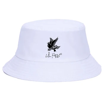 Dropship Lil Peep pălărie de Vară Hell Boy Lil.peep Femei Bărbați Panama Găleată cu Capac Design Plat Vizorul Strigăt Copil Pălărie de Pescar
