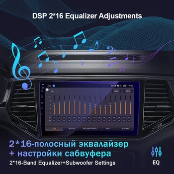EKIY Blu-ray IPS DSP Android 10 Radio Auto 6+128G Pentru Mitsubishi Outlander 1 2002 - 2008 Stereo, Player Multimedia, Navigare GPS
