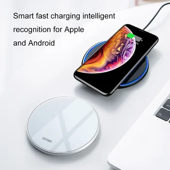 FDGAO 15W Rapid Încărcător Wireless Pentru iPhone 11 X XR Xs Max 8 Qi de Încărcare Rapidă Pad Pentru Samsung S20 S9 S10+ Nota 10 9 Xiaomi Mi 10