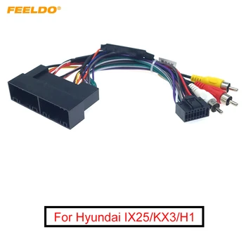 FEELDO 5Pcs Audio Stereo Auto 16PIN Adaptor de Cablaj Pentru Hyundai IX25/KX3/H1 2006+ Putere Calbe Instala Aftermarket