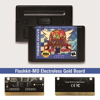 Folosit șurubelnița pe Joc Hedgehog 2 Pink Edition - EUR Eticheta Flashkit MD Card pentru Geneza Sega Megadrive Consolă de jocuri Video