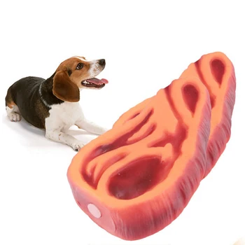 Friptură De Câine Jucării De Curățare Dinți, Produse Alimentare De Câine Jucărie Scartaie Mestecați Jucării Pentru Mic Mediu Câini De Companie Jucărie Amuzant Favoarea Jucărie