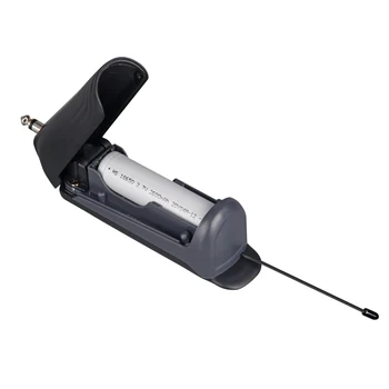 G-MARK X440 Microfon Wireless 4 Canale Karaoke Portabil Mic Corp Metalic Baterie de Litiu de 50 M Gama de Lucru Cu Valiza