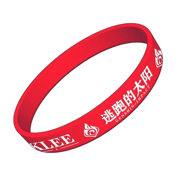 Genshin Impact Hu Tao Ganyu Zhongli Klee Paimon Gel De Siliciu Brățară Sport Bărbați Femei Moda Brățară Lanț De Mână Accesorii