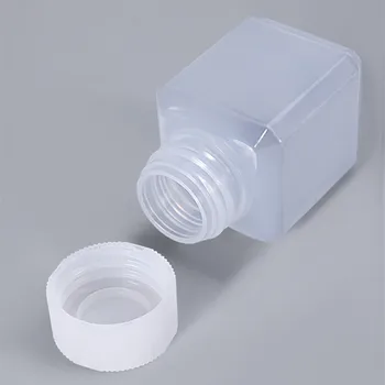 Gol 30ML Clar Pătrat Sticla de Plastic de Grad Alimentar Recipient de Stocare lichid Crema de Ulei sticle Returnabile 10buc