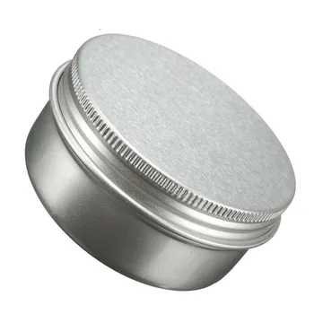 Gol de Aluminiu Crema Borcan Tin Cosmetice Balsam de Buze Containere de Unghii Derocation Meserii Oală de Sticlă cu Filet 15ml/50 ml/100ml/150ml