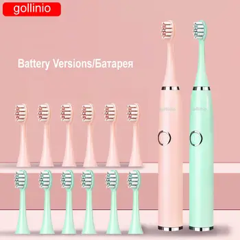 Gollinio Sonic Periuta de dinti Electrica Baterie versiune electronică perie de dinti Reincarcabila Dinți Perie de Înlocuire Cap de caz GL46B