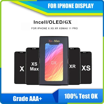 GX Pantalla OLED Incell Display LCD Pentru iPhone X 11 Display LCD Touchscreen Digitizer Montaj Für iPhoneX 12 pro XSMax XR