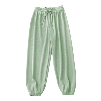 Haine pentru copii pentru Fete Adolescente Pantaloni Roz 2 La 12 Ani de Moda de Vară 2021 Verde Casual Pantaloni Largi Picior Copii Vrac Cool Pantaloni