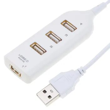 Hi-Speed Hub Adaptor USB Hub Mini USB 2.0 4-Port Splitter Pentru PC Notebook Laptop Receptor accesorii de calculator