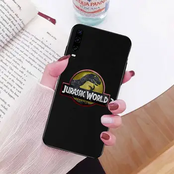 HPCHCJHM Parcul Jurassic Dinozaur Lume Silicon Moale Capacul Telefonul pentru Huawei P40 P30 P20 lite Pro Pereche 20 Pro P Inteligente prim-2019