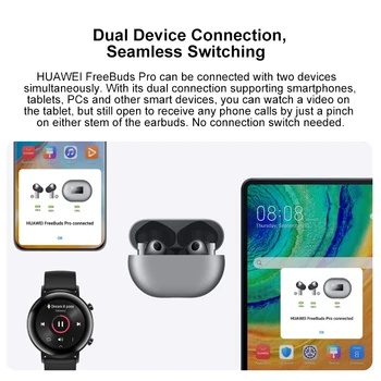HUAWEI Freebuds Pro Căști În ureche se Potrivesc Inteligent de Control de la vârful Degetului Wireless Bluetooth Căști de Anulare a Zgomotului Dinamic ANC