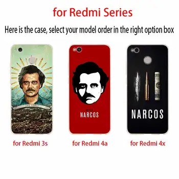 Husa silicon Pentru Xiaomi Redmi 9a 8a 7a Nota 10 9 8 7 Pro Max 10 9 8t 5G Acoperi Wagner Moura Narcos