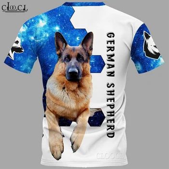 HX 2021 Mai Popular Ciobănesc German Câine T Shirt de Imprimare 3D Moda Harajuku Streetwear Pulover Topuri Haine Picătură de Transport maritim