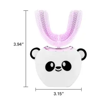 Inteligent U 360 De Grade Copii Sonic Periuta De Dinti Electrica Muzica Silicon Automată Cu Ultrasunete Dinți Perie De Dinti Model De Desen Animat Pentru Copii