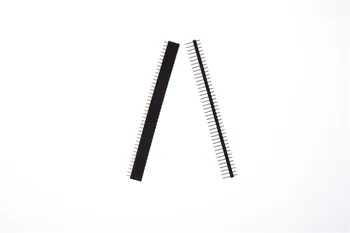 JET 10buc/lot Negru Singur Rând Masculin + Feminin Pin Header Banda de 40 de Pin 2.54 mm en-Gros