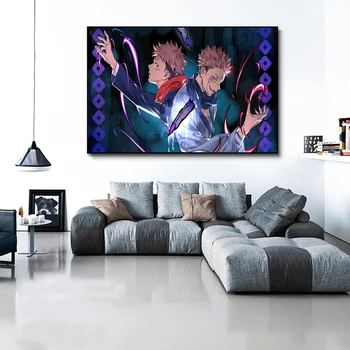 Jujutsu Kaisen Ryomen Sukuna Anime Poster Panza Pictura HD Printuri de Imagine Arta de Perete Modern Modular Living Decor Acasă