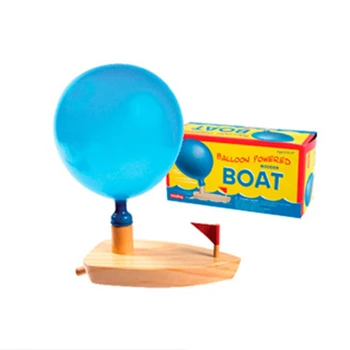 Lemn Balon Alimentat Cu Barca Pentru Copii De Apă Joc De Baie Jucarii Copii Cadou De Ziua Birou Decor
