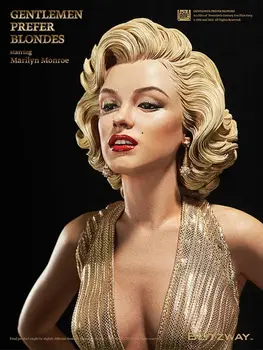 [Limitat] 42cm Blonde Marilyn Monroe Statuie din pvc Sexy Lady star Figura PVC 1/4 Scară de Colectie Model de Jucărie cadou