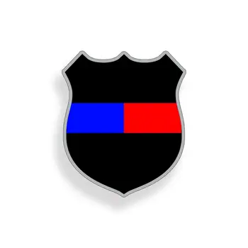 Linie Albastră, Subțire, Insigna De Poliție Autocolant Cana Auto Pentru Laptop Vehicul Fereastra, Bara De Protectie Decal