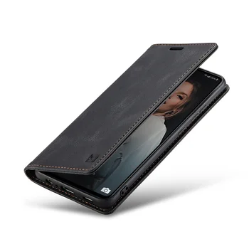 Magnetic Samsung Galaxy A52 Caz Retro Portofel din Piele + Silicon Moale Telefon Flip Cover Pentru Samsung Galaxy A72 5G Slot pentru Card de Caz