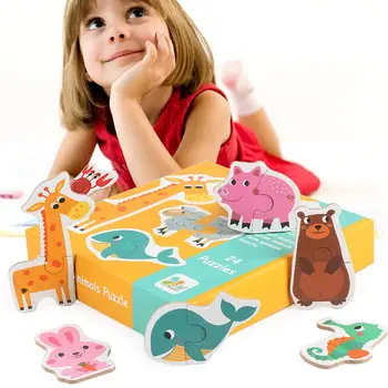 Mai Devreme Jucării De Învățare Pentru Copii, Copii Jucărie De Învățământ Pentru Copii De Potrivire Animal Transport Fructe, Legume Cadouri